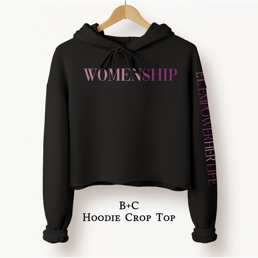 Womenship Crop Hoodie